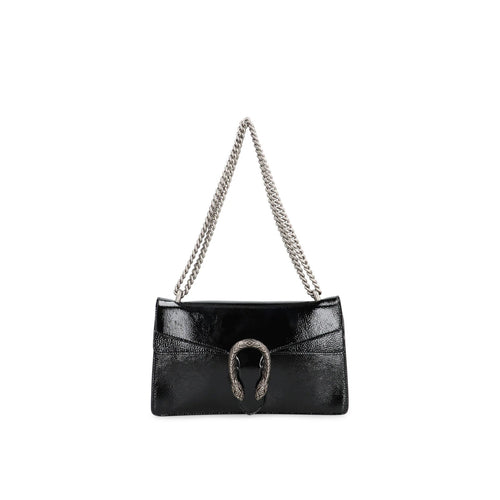 Sac Gucci Dionysus Leather Crossbody - Black - Femme