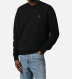 Ami Paris - Sudadera Ami De Coeur – Negro Rojo