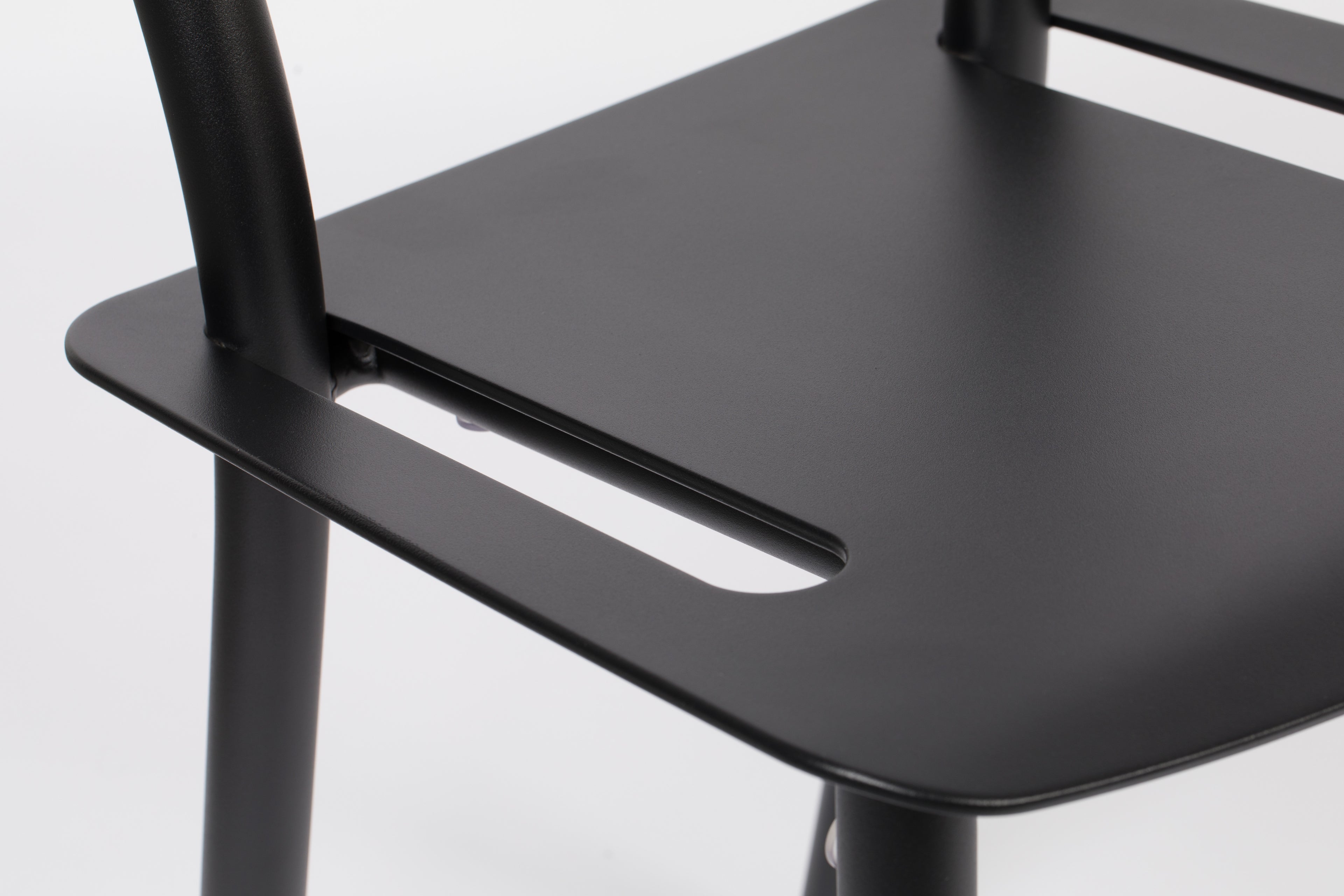 Friday - Outdoor Chair - Aluminum - Black