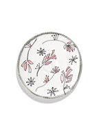 Midnight Flowers - Lot De 2 Soucoupes Pour Consommé - Porcelaine Bone China - Fiore Rosa