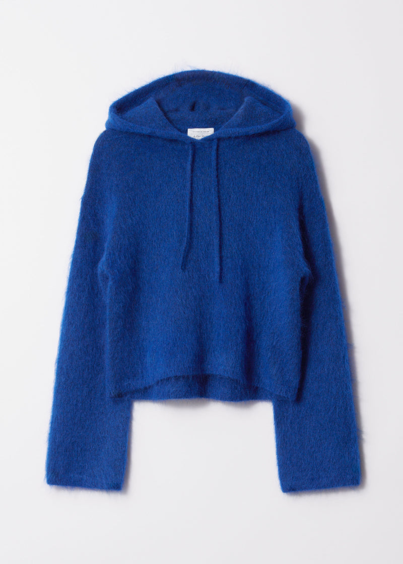 Jumper St Holly Mohairmix Hoodie - Blue - Women