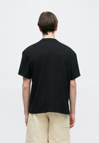 Camiseta de peso medio Loose Wave - Black