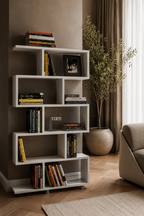Bookcase Elif - White