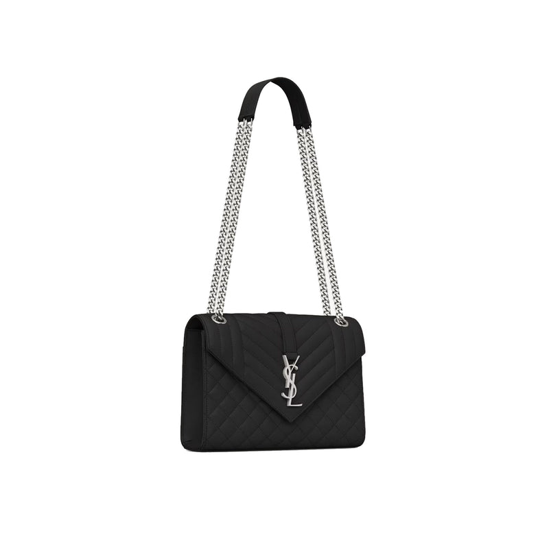 Sac Saint Laurent Envelope Medium - Femme - Black