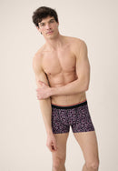 Lot De 2 Boxers En Coton - Boxers Prune Gavotte Prune