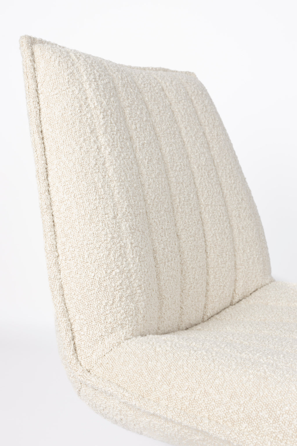 Jax Bouclé - Lounge Armchair - Fabric - Off-White