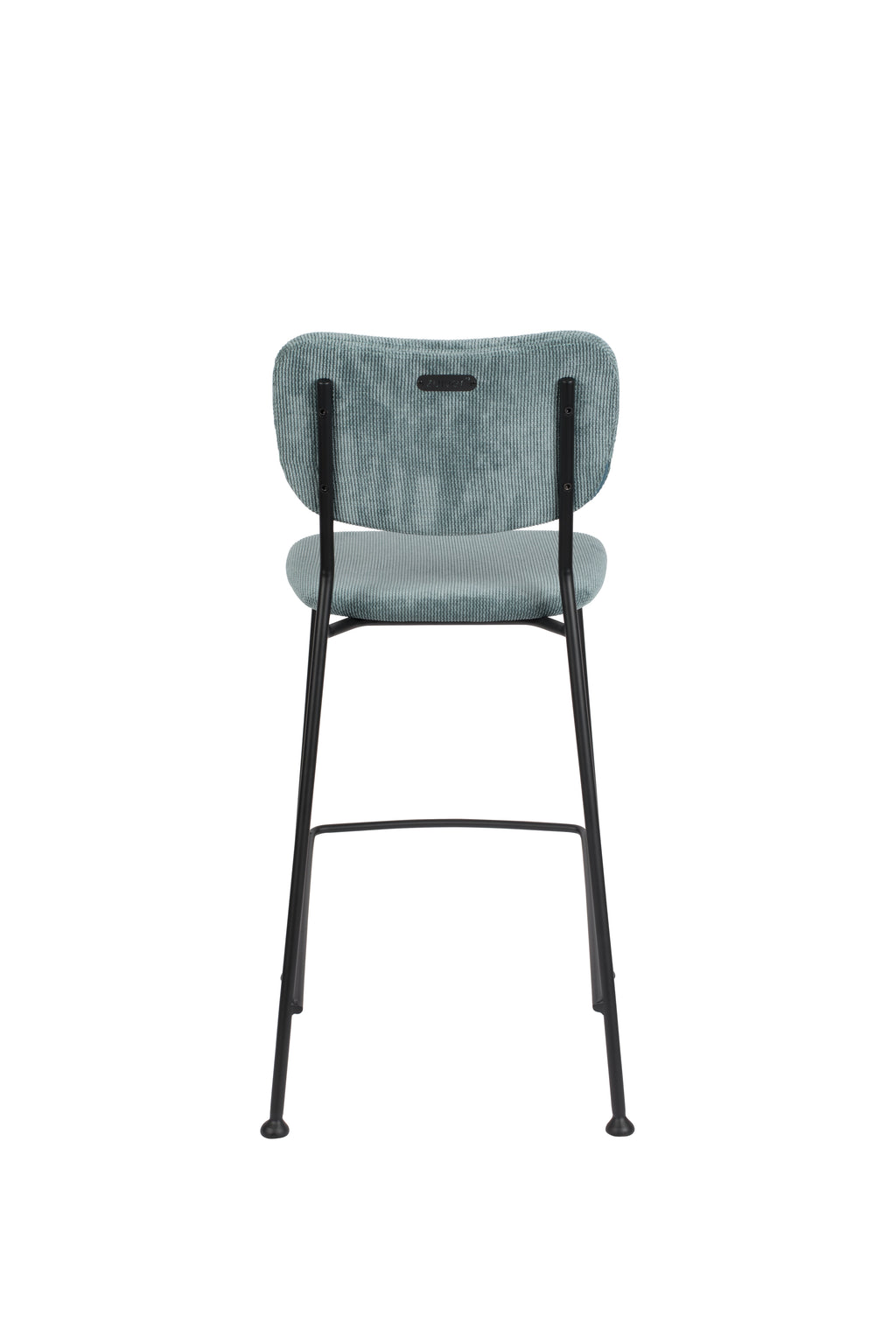 Benson 64.5 Cm - Bar & Counter Stool - Fabric - Grey/Blue