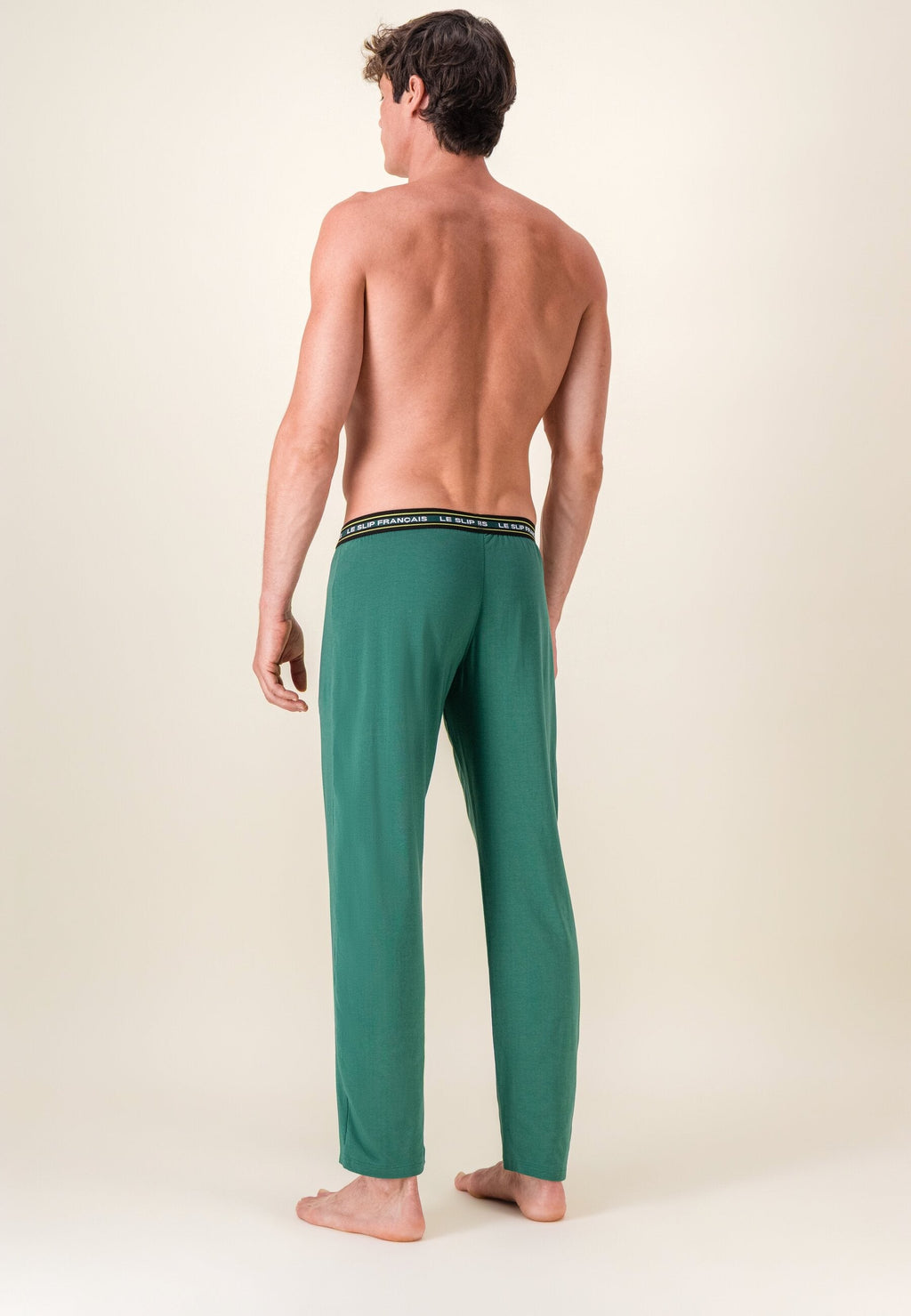 Pantalón de Pijama Largo Indomptable de Algodón - Verde Bosque