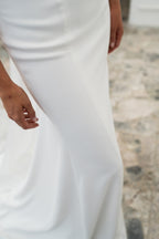 Ruby Wedding Dress - Silk White
