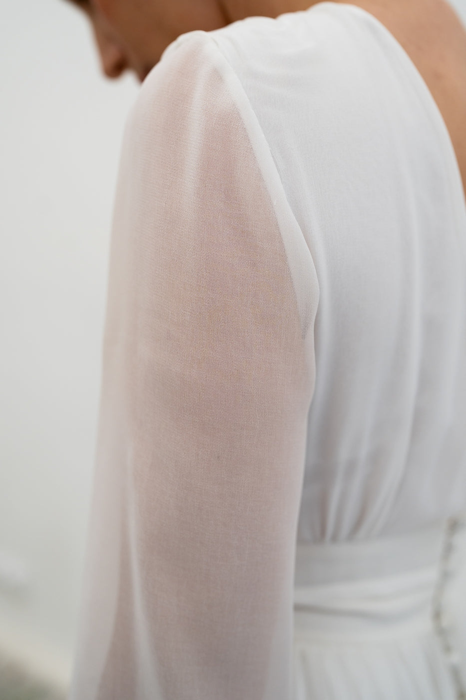 Vestido de novia Clémence - Blanco seda