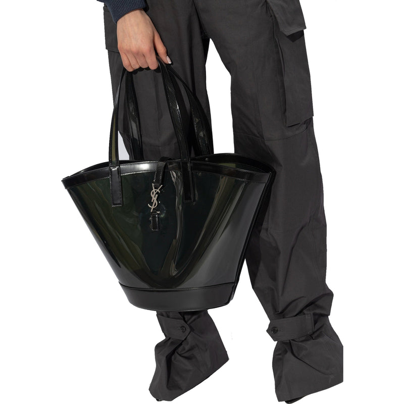 Saint Laurent Panier Medium Shopper Bag - Black - Woman