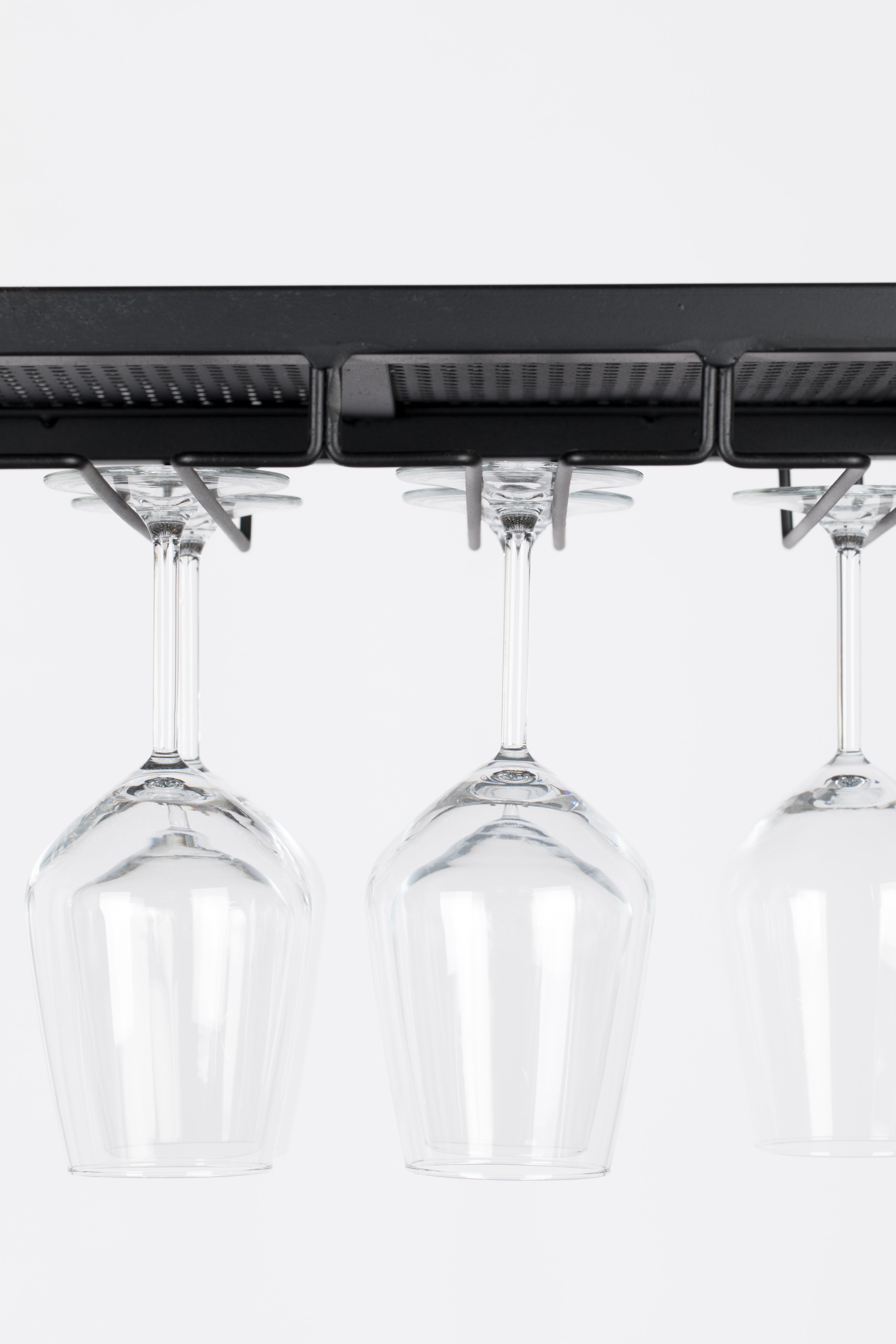 Cantor Shelf S - Wine Cabinet - Iron - Black