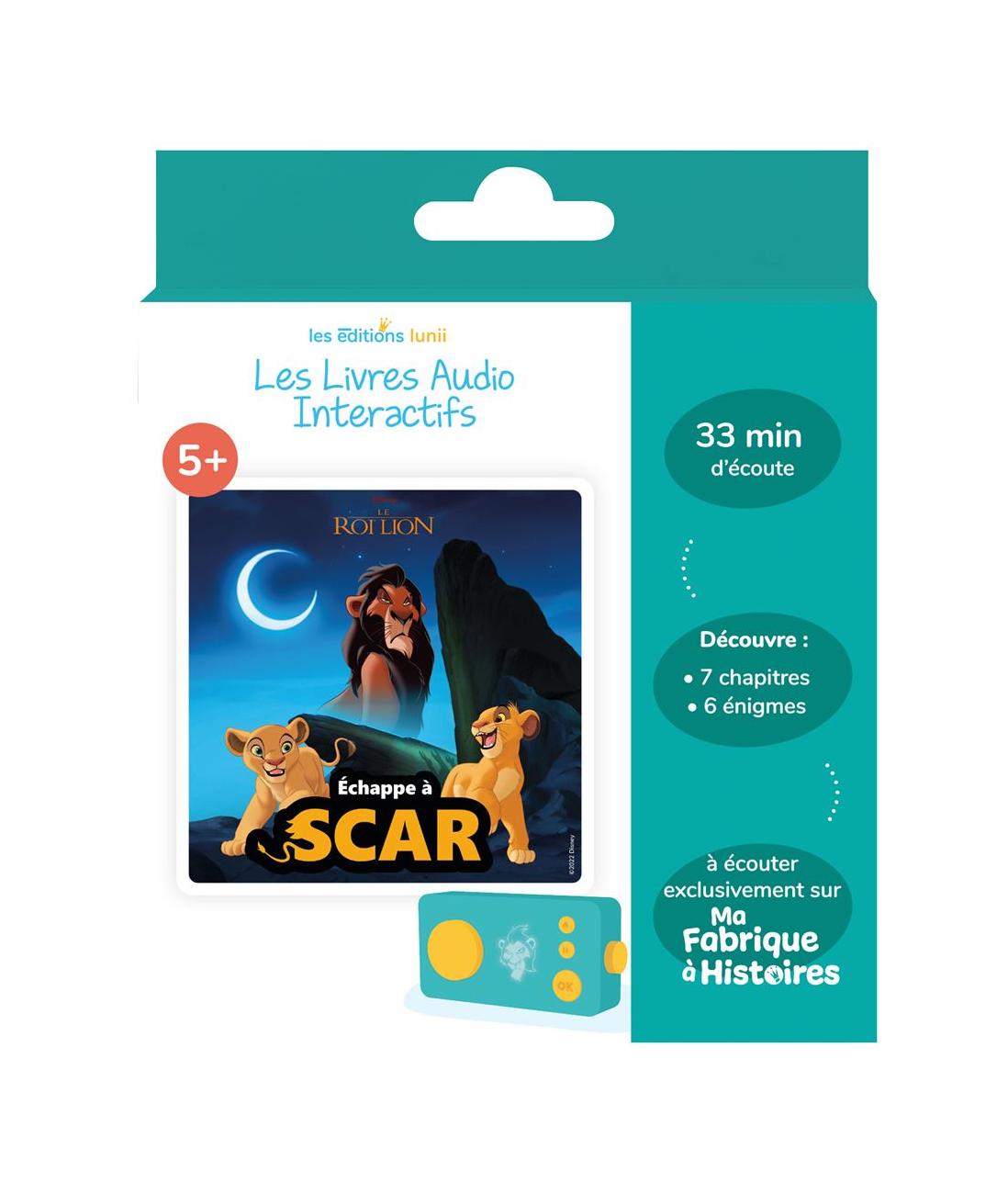 El Rey León - Desafío Villano: ¡Escapa de Scar! - Audiolibro Mi Fábrica de Historias