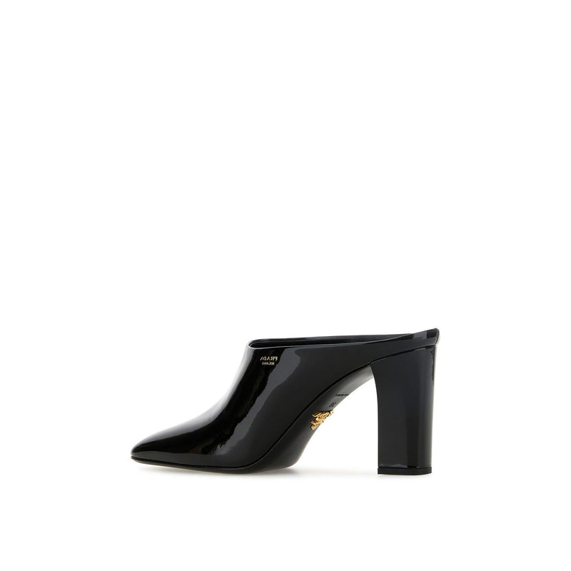 Mules - Prada Leather Mules 85Mm - Black
