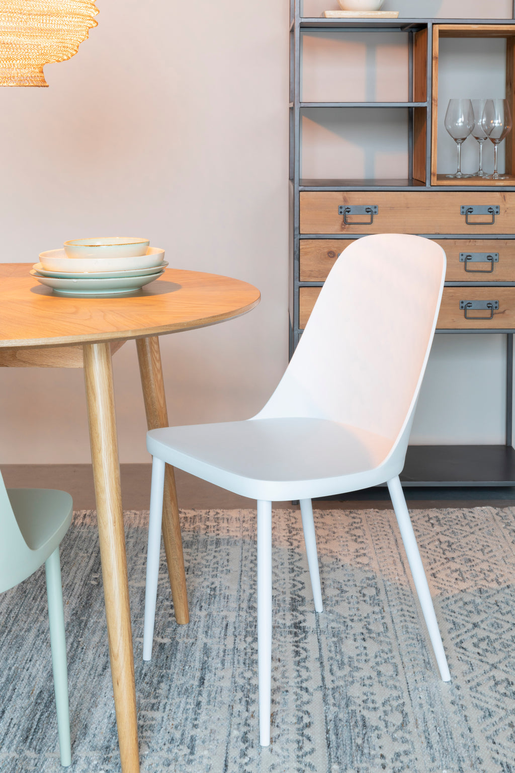 Pip All - Dining Chair - Polypropylene Plastic - White