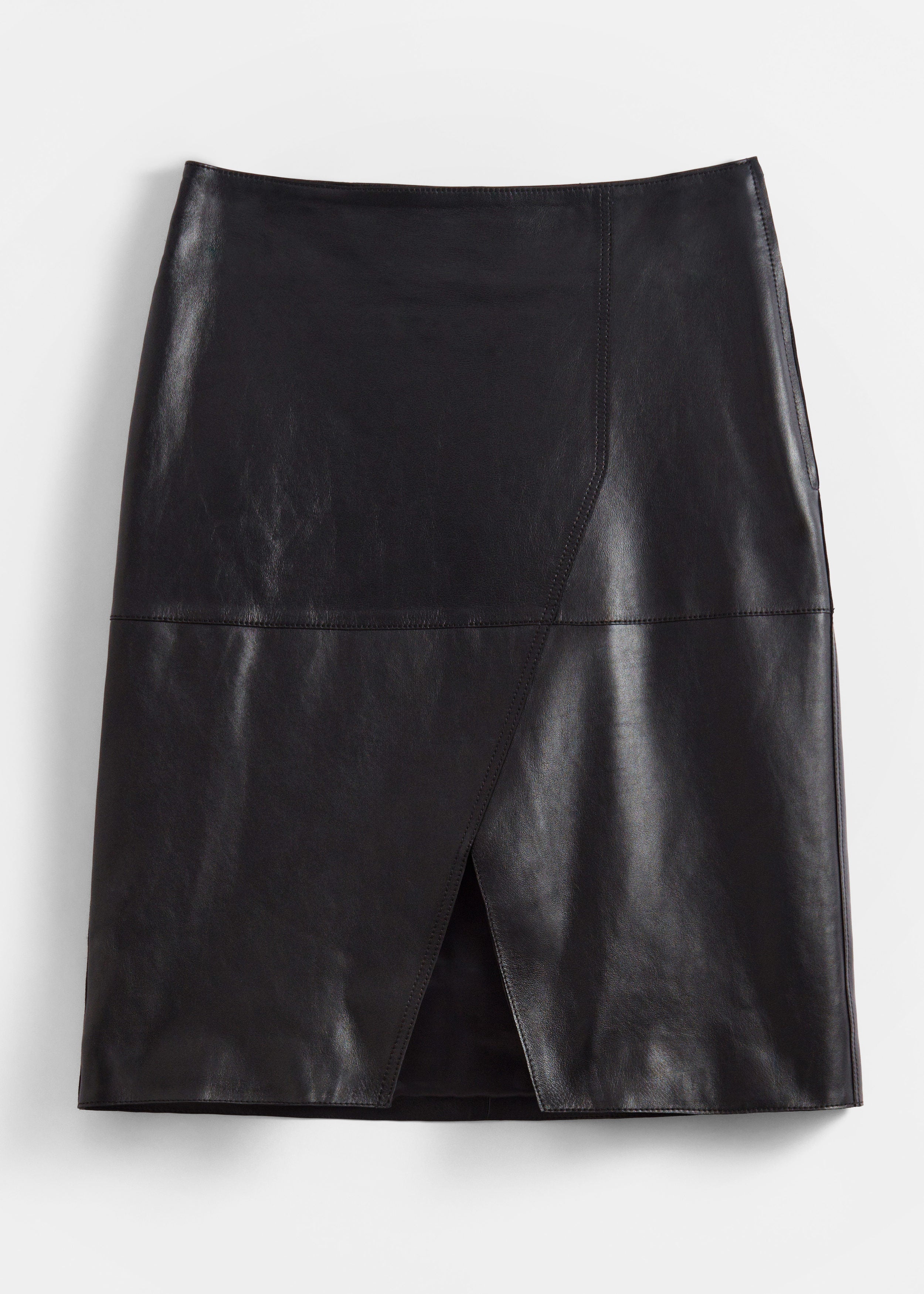 Jupe En Cuir St Davina - Noire