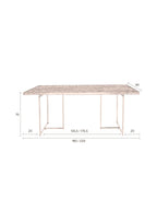 Class - Dining Room Table - Wood - Oak/Brown