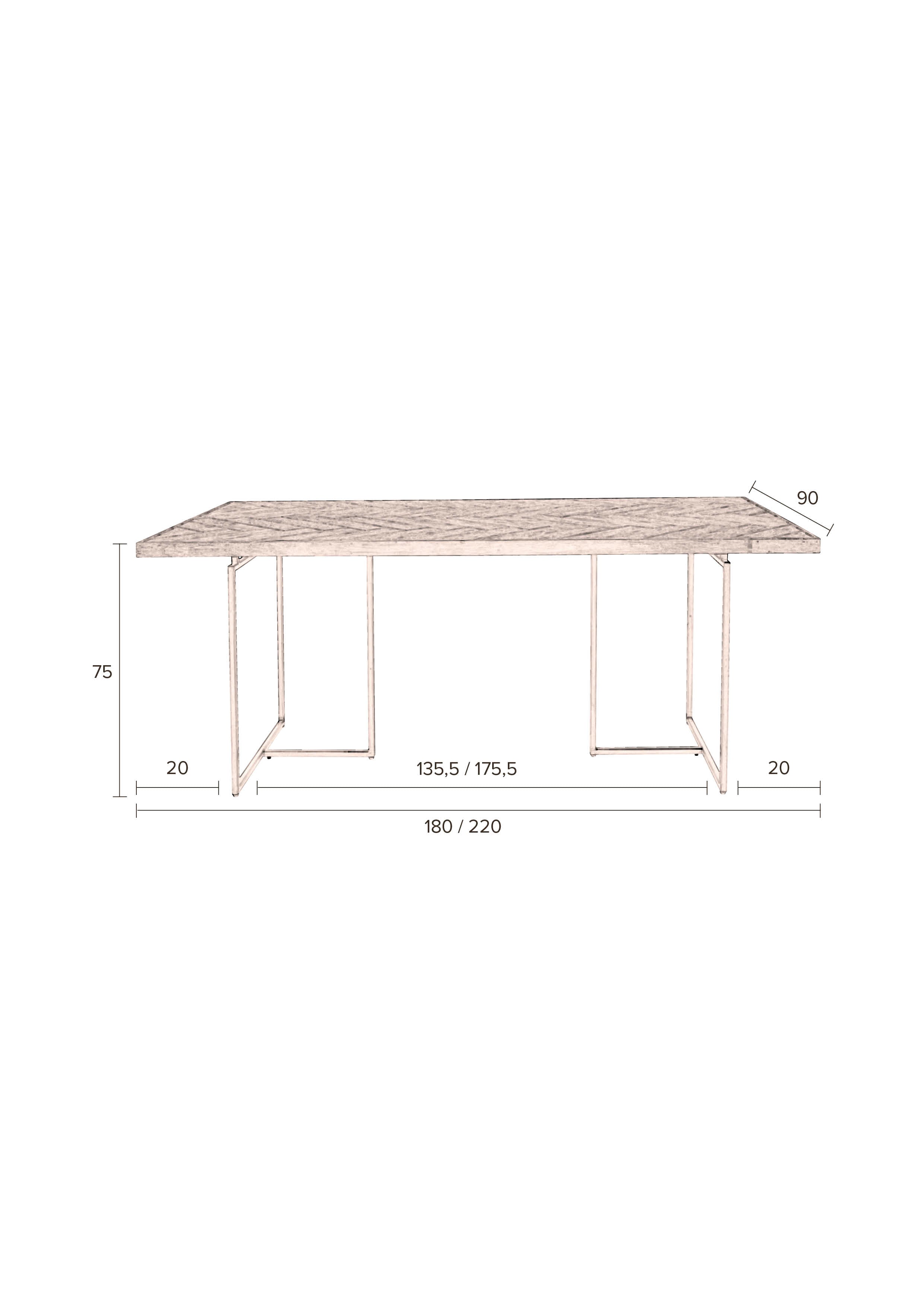 Class - Dining Room Table - Wood - Oak/Brown