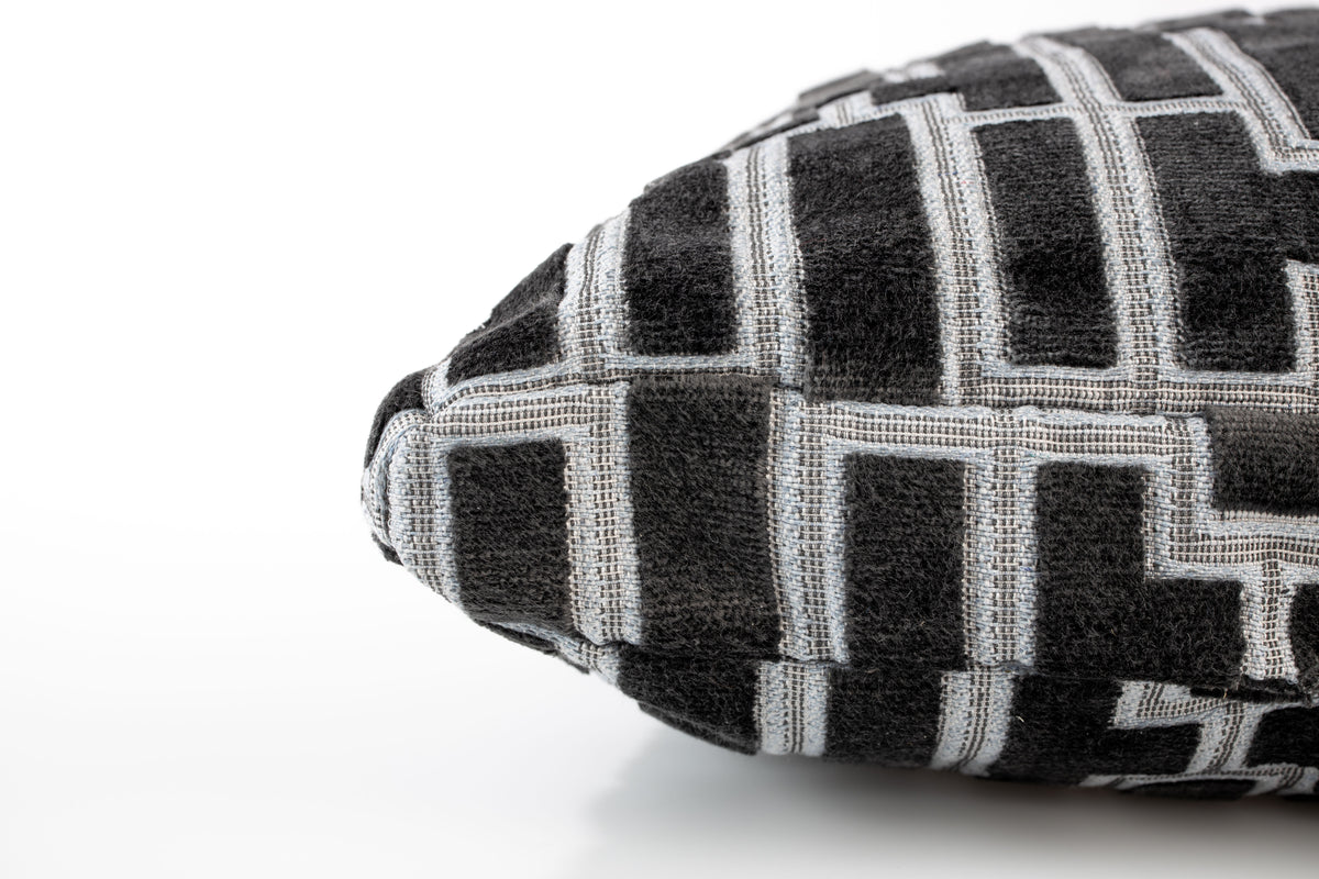 Scape - Coussin - Denim - Noir