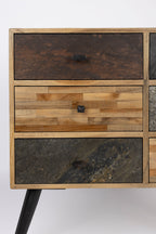 San - Wardrobe - Teak - Brown