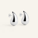 Boucles d'oreilles Goutte acier inoxydable argenté 