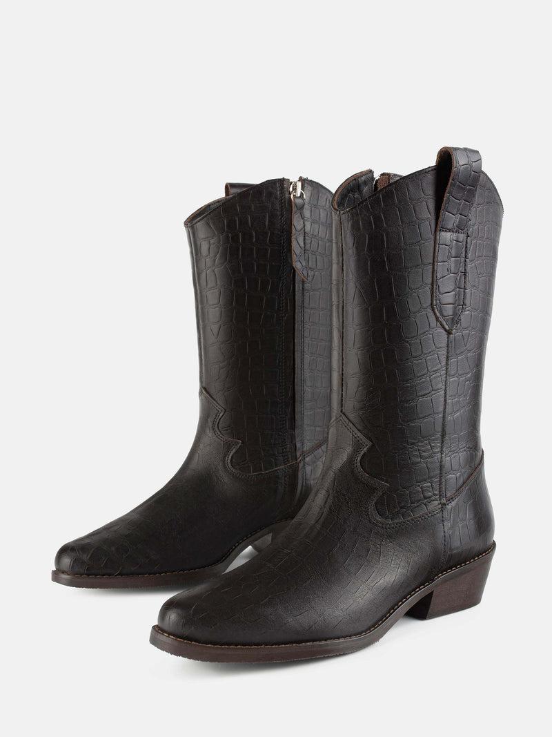Bottes On The Rocks - Marron