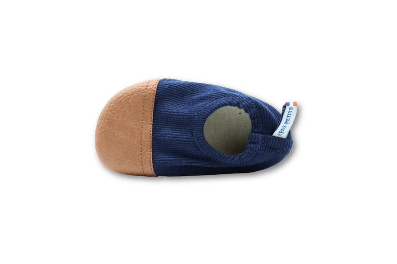 Les Petits Jerseys Bleu Profond - Chaussons Souples - Pour L'Intérieur