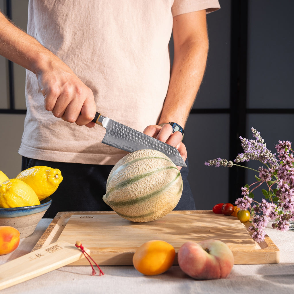 Bunka San-Mai Collection - 4 Piece Basic Set: 2 Knives + 2 Accessories