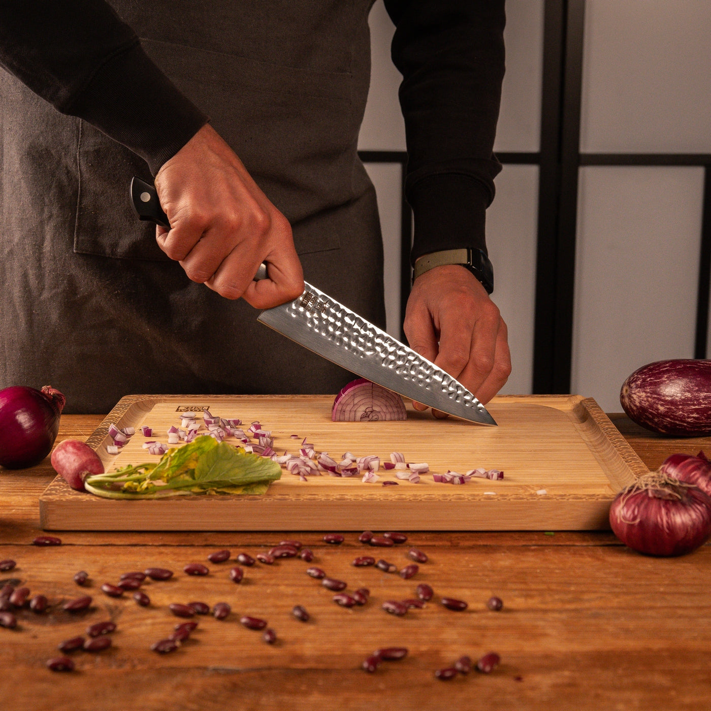 Hashi Tsuchime Collection - Gyuto Chef Knife - 20cm