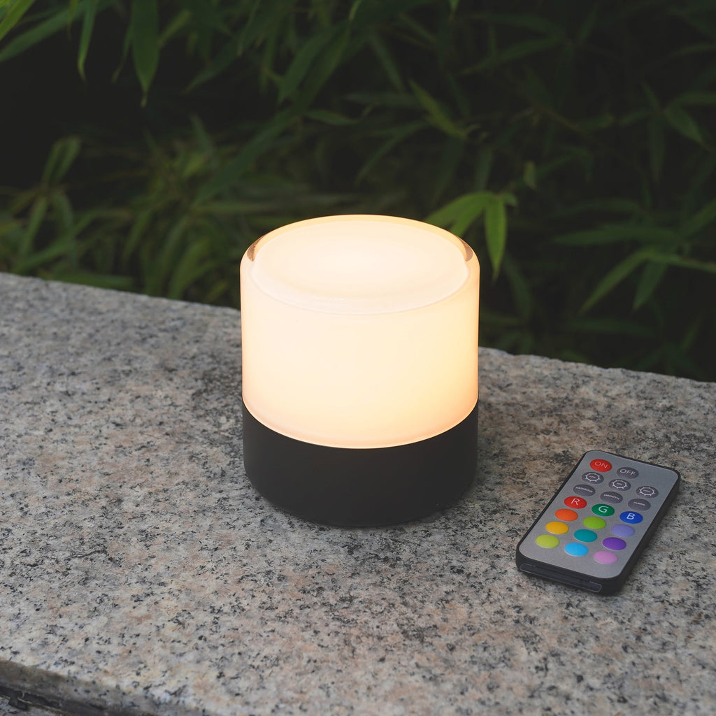 Bolo - Lámpara De Mesa Inalámbrica - Acero - Negro
