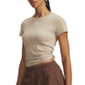 T-Shirt Vanish Seamless Ss - Beige, Blanc - Femme