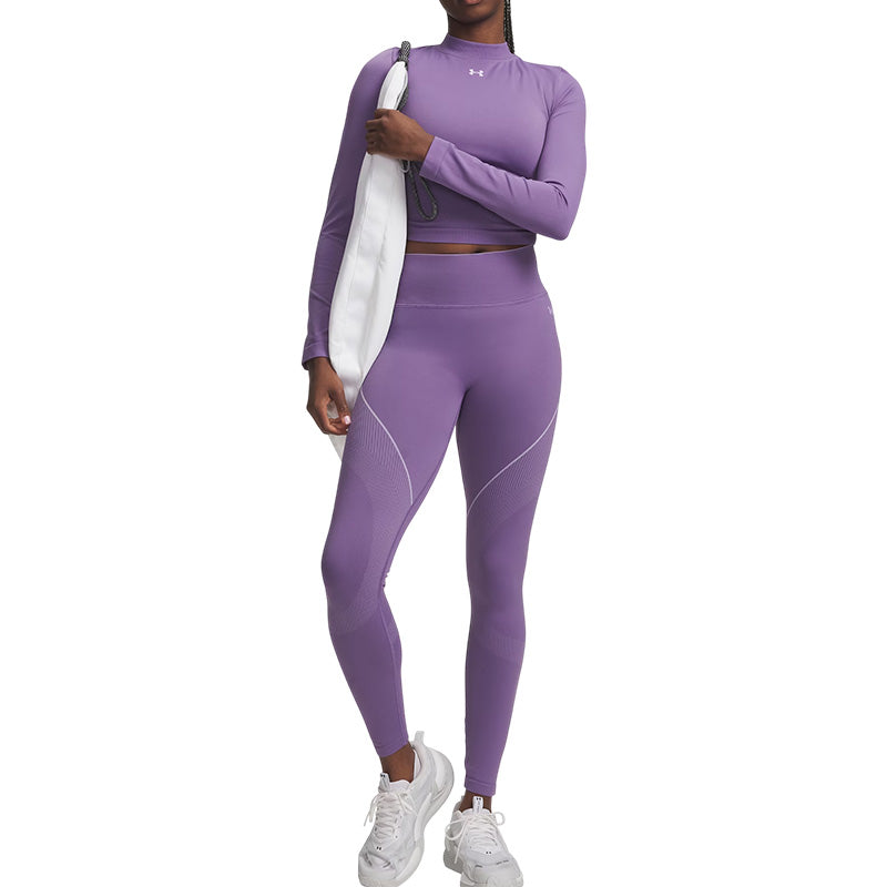 Legging Vanish Seamless - Violet, Blanc - Femme