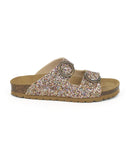 Sandalias doradas - Mujer