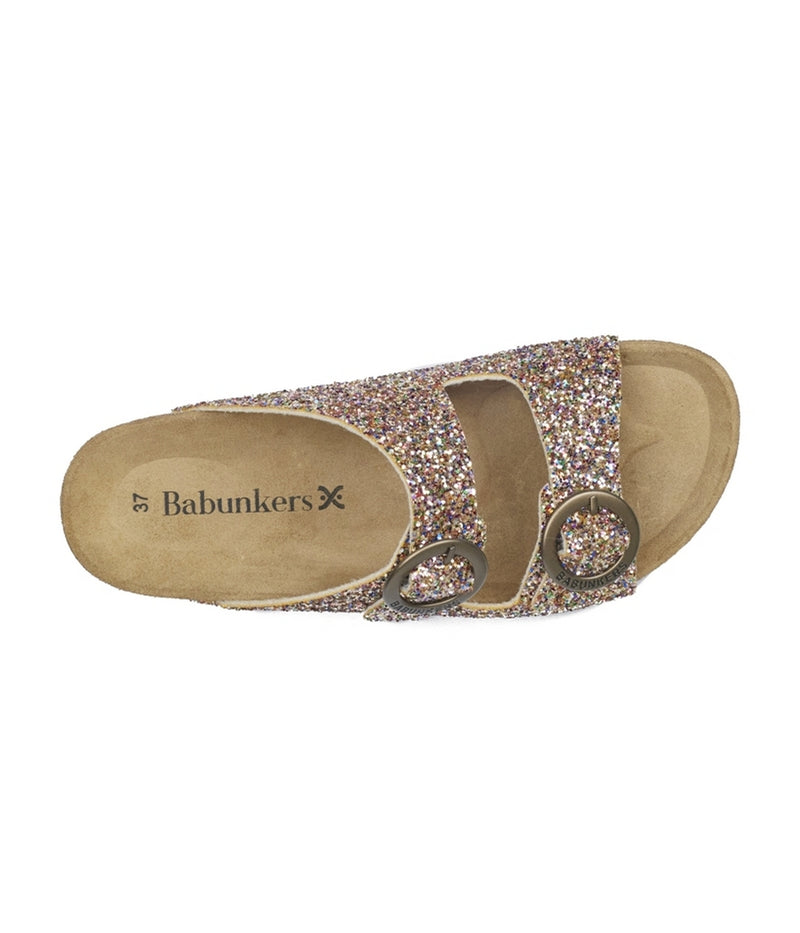 Sandalias doradas - Mujer