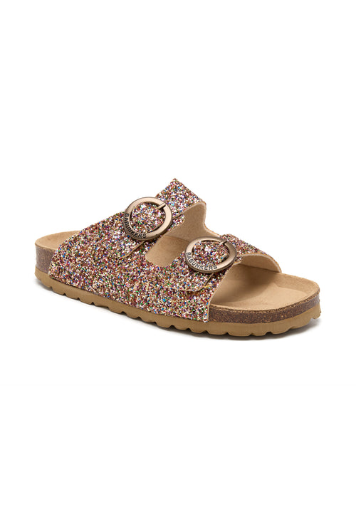 Sandalias doradas - Mujer