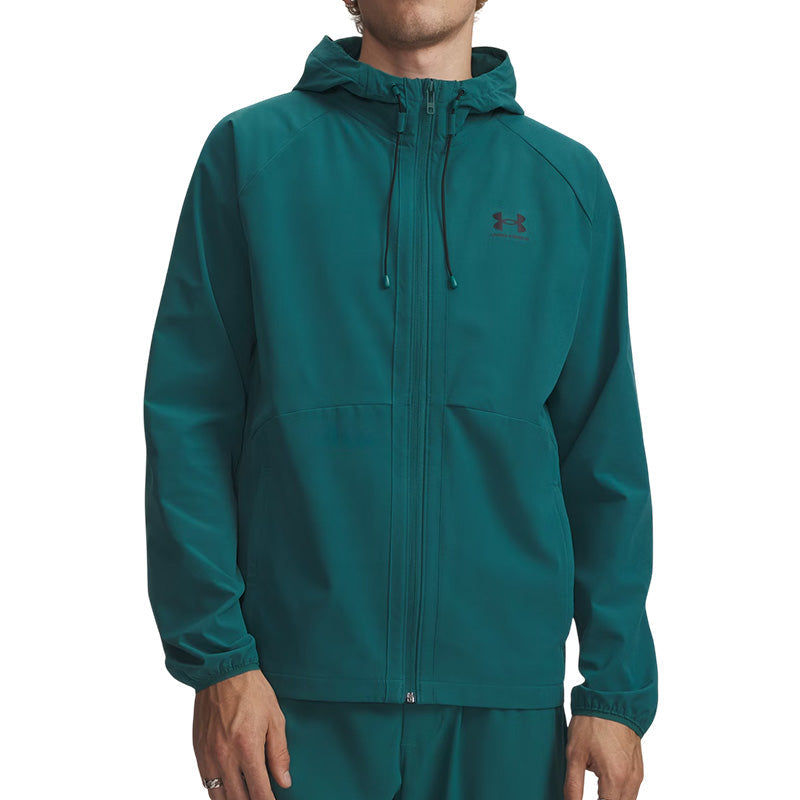Veste De Survêtement Vibe Woven - Rack Green, Black - Homme