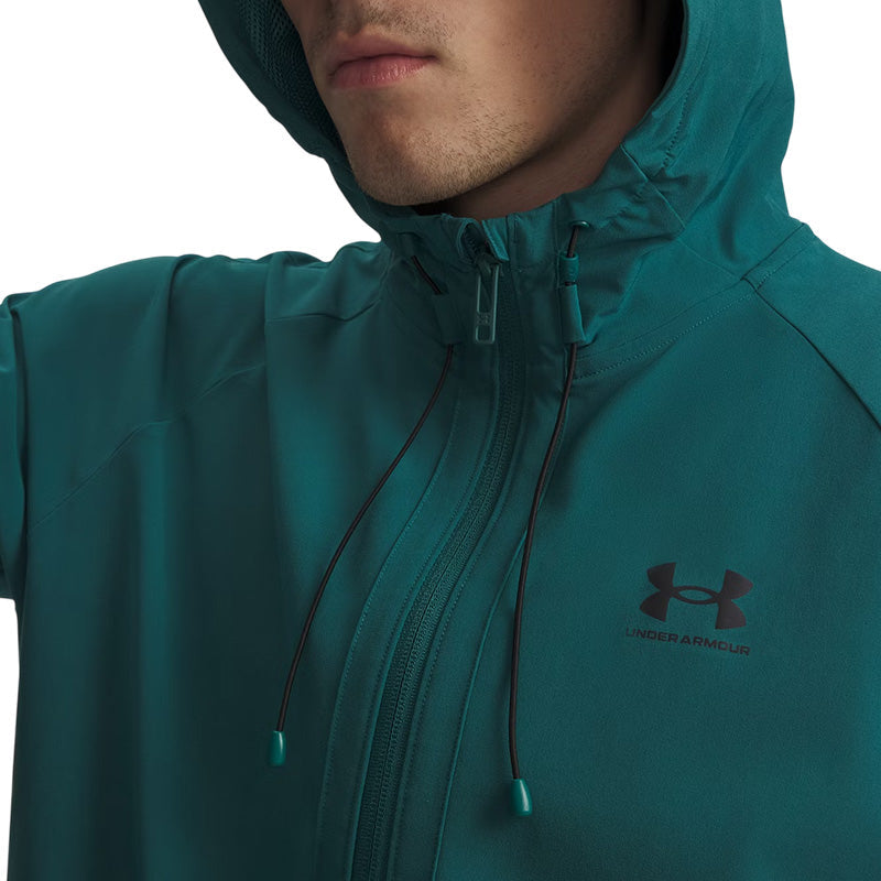 Veste De Survêtement Vibe Woven - Rack Green, Black - Homme