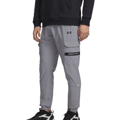 Tech Utility Woven Track Pants - Dark Gray - Men