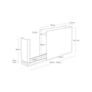 Support Coulissant Pour Assaisonnements - Tower - Noir