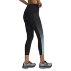 Legging Velociti Ankle Prt Tights - Noir, Vert - Femme