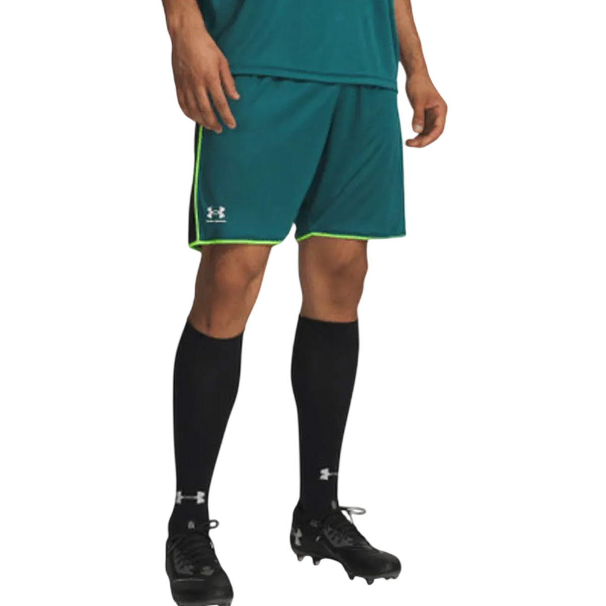 Short M Challenger Train - Vert, Noir - Homme