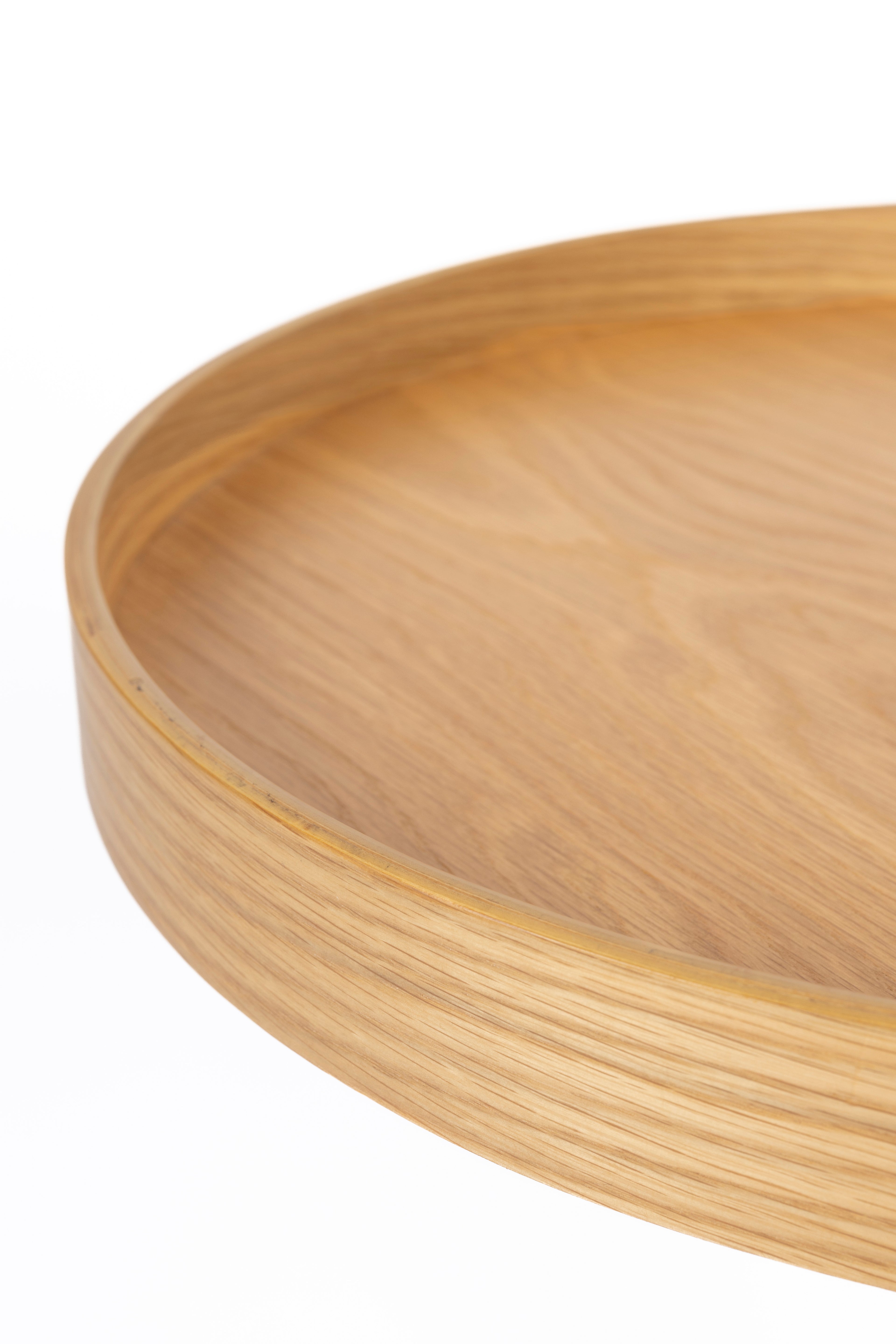 Yuri S - Side Table - Oak Veneer - Oak/Brown