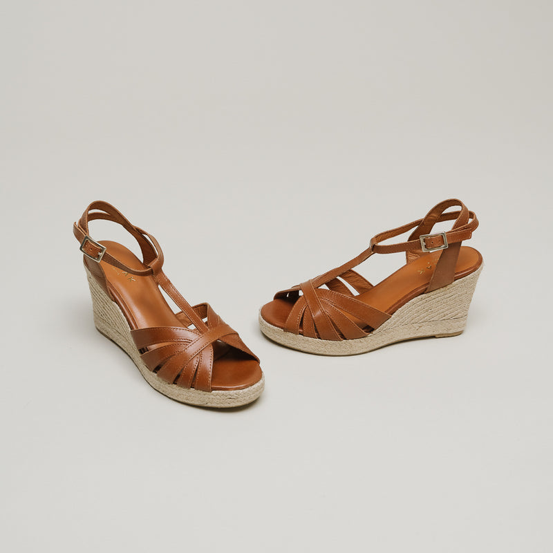 Jonak - Espadrilles Magnolia Leather - Cognac