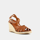 Jonak - Espadrilles Magnolia Cuir  - Cognac