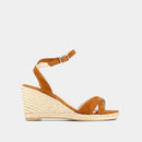 Jonak - Espadrilles Sibel Bis Velours - Cognac