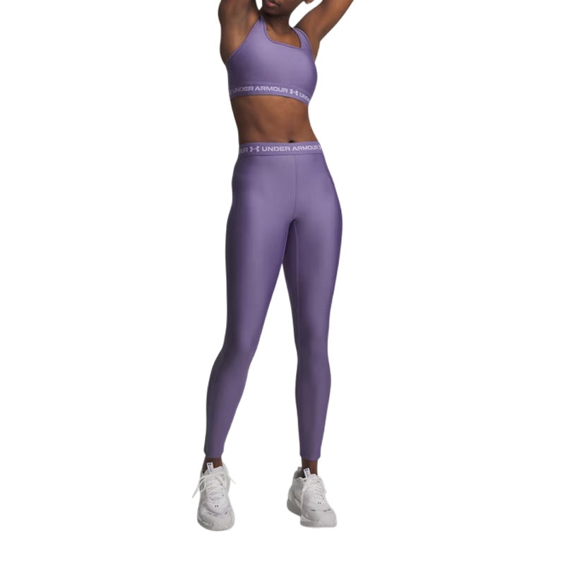 Legging Heatgear - Violet, Blanc - Femme