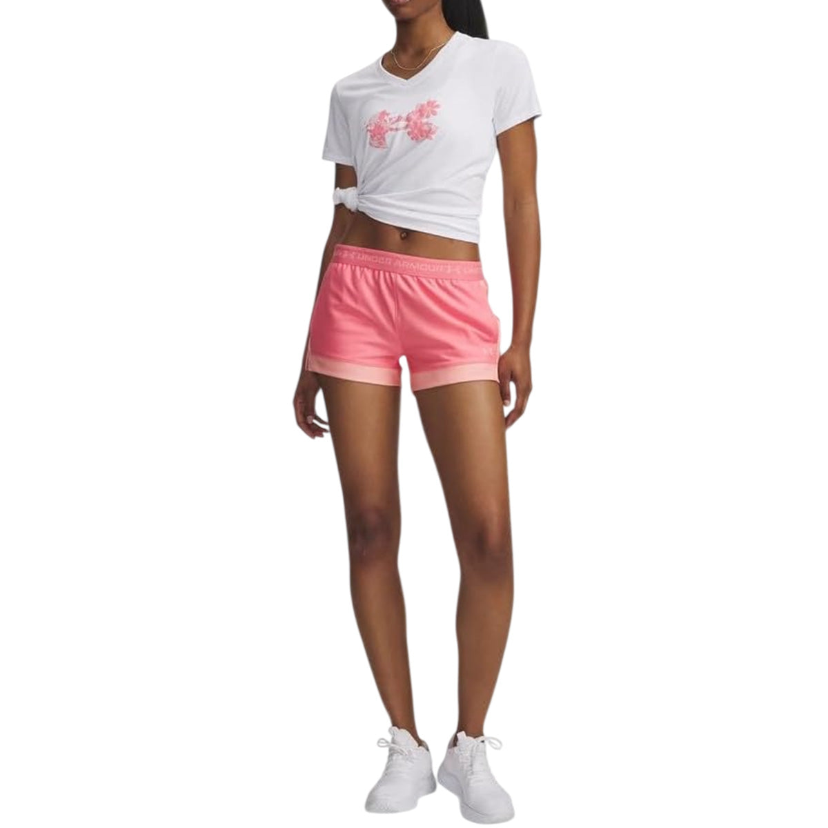 Shorts til kvinder Under Armour TECH PLAY UP 3IN COLORBLOCK