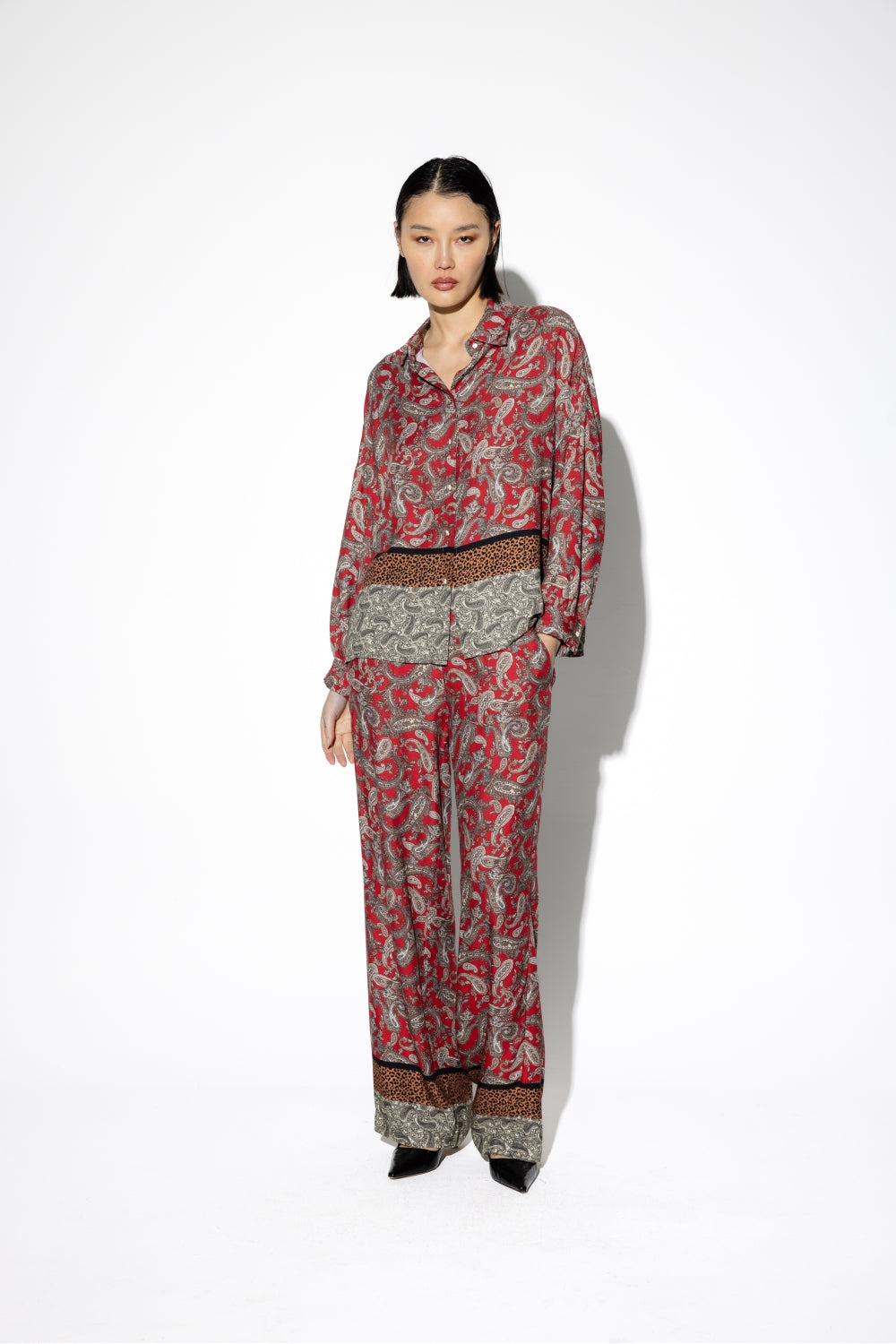 Pantalones anchos de cachemira The Tracy Leo