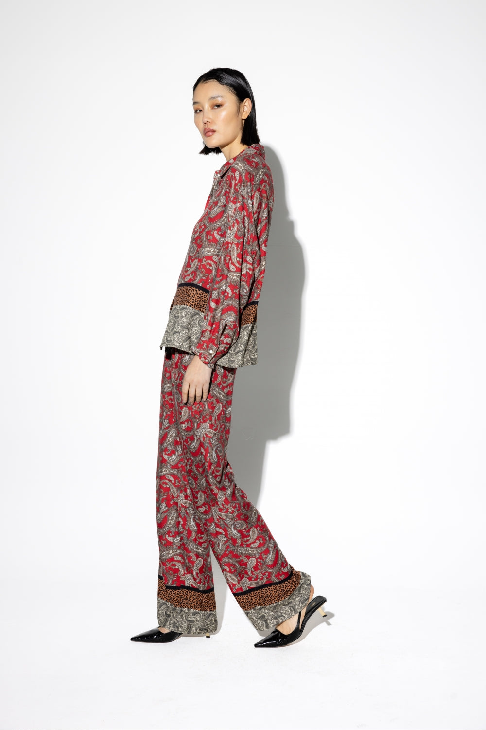 Pantalones anchos de cachemira The Tracy Leo