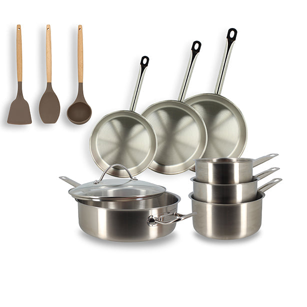 10-Piece "Professional" Stainless Steel Set